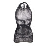 Subblime - 952075 Robe Courte En Résille Avec Détail Dos Et Coeur Noir Taille Unique